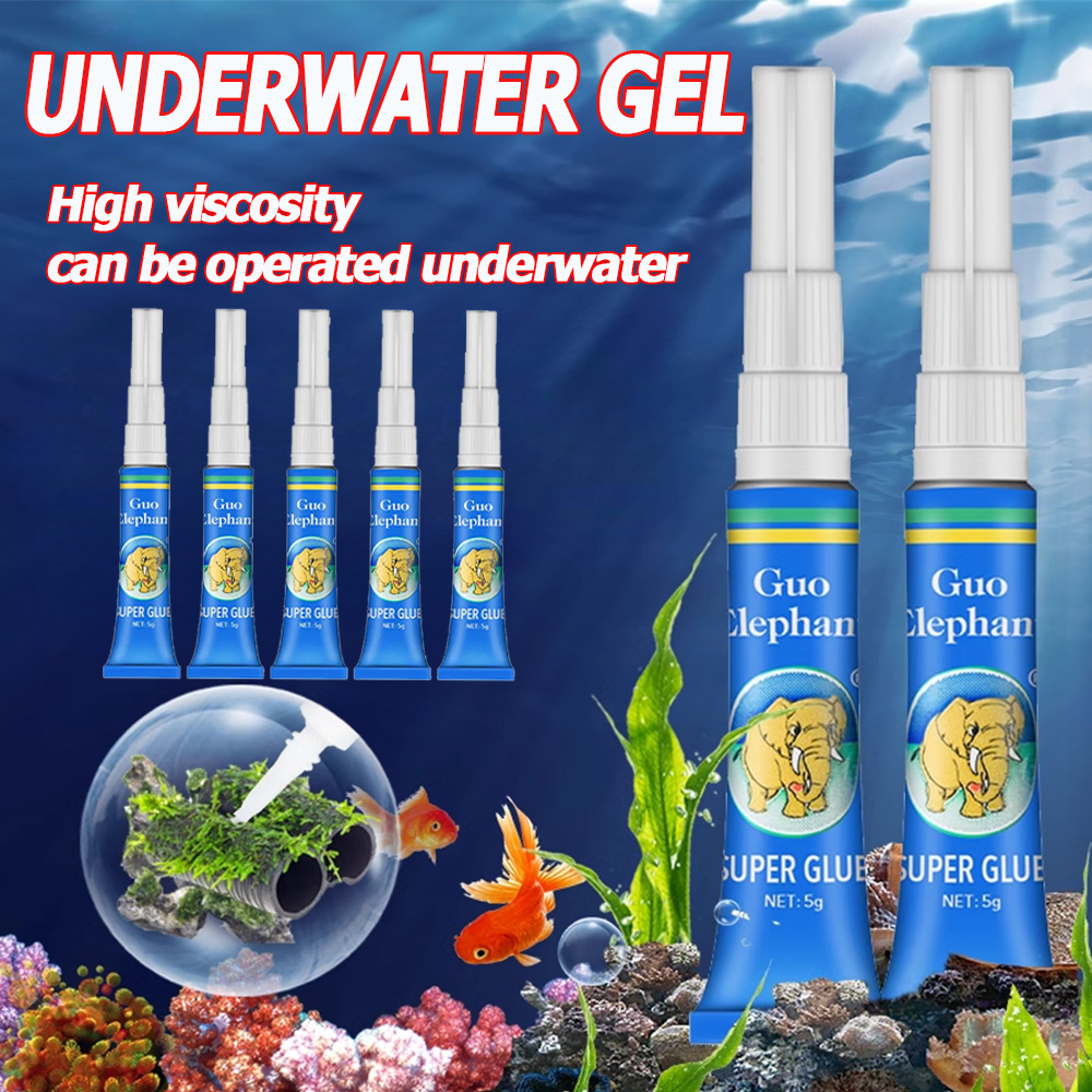 Aquarium Plant Glue - 3/5/10 pièces Aquarium aménagement paysager mousse