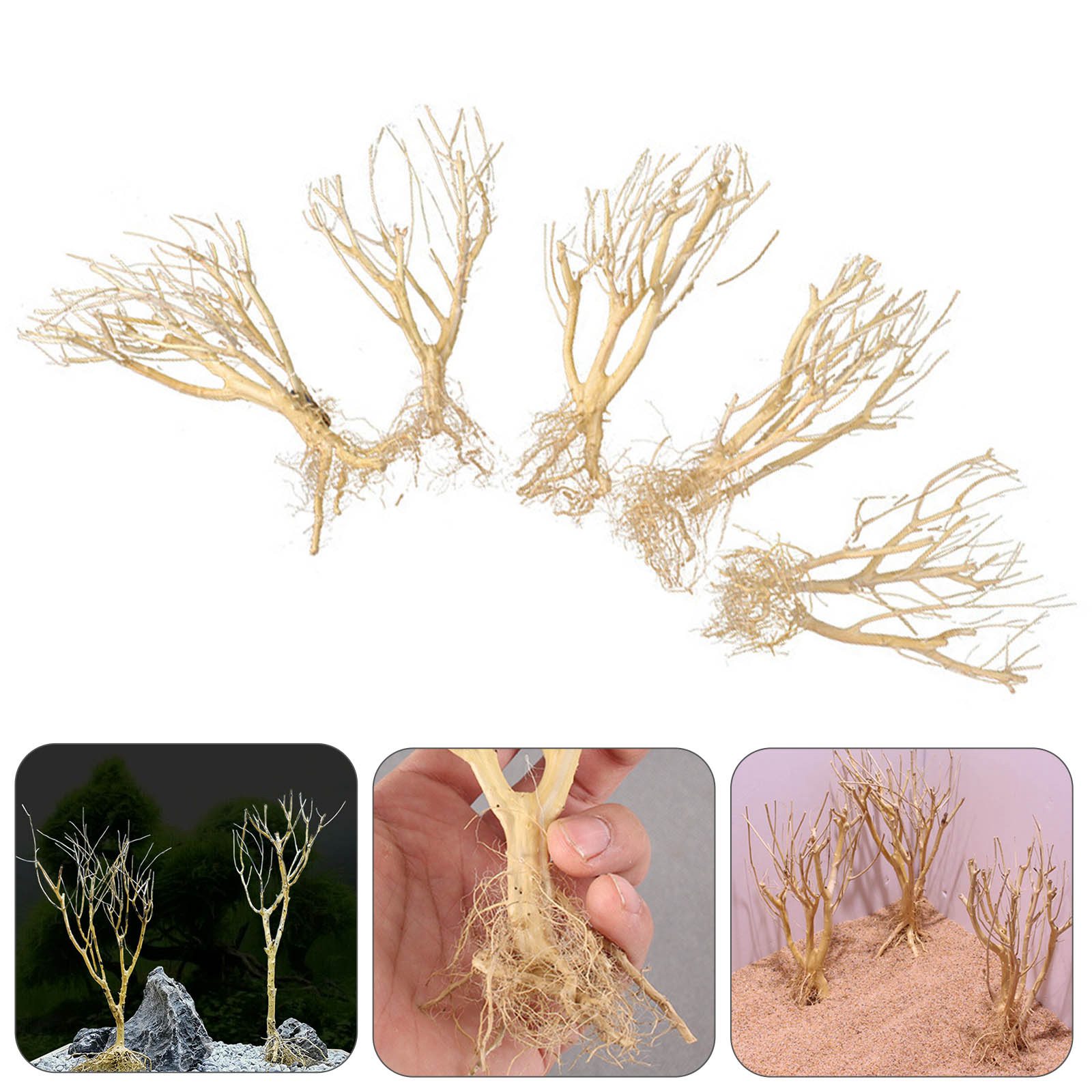Aquarium Plant On Wood - Nouvel Ornement d'Aquarium DIY en Bois