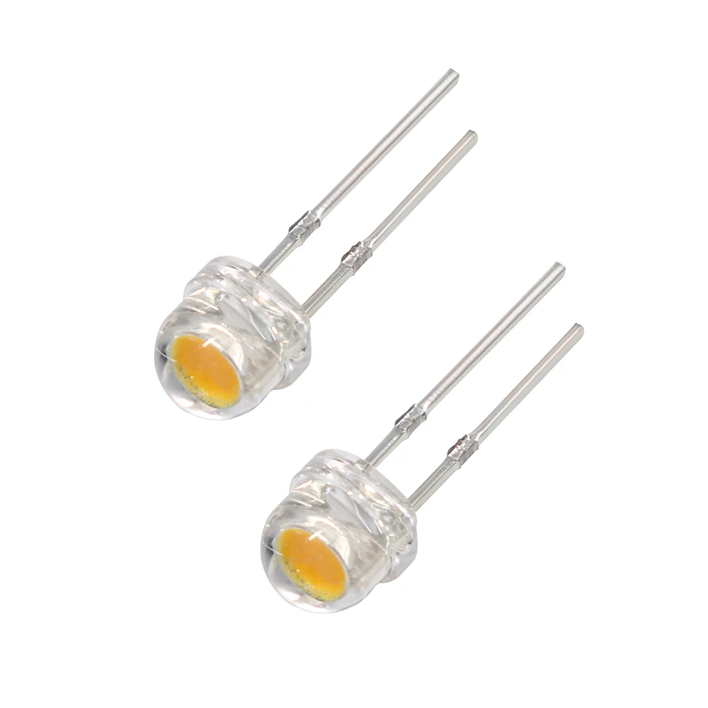 Ludwigia Super Red - Diode électroluminescente LED F5, chapeau de