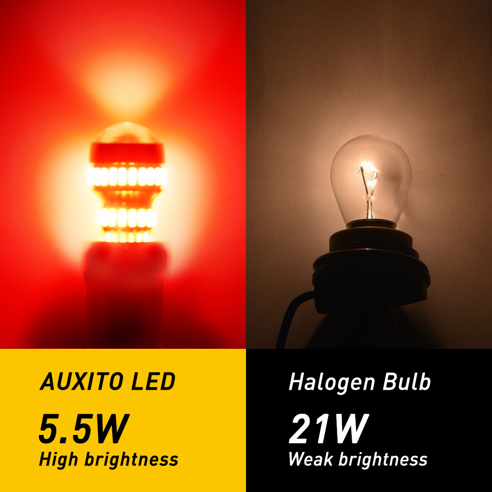 AUXITO 2 pièces 1156 P21W Ba15 - Ludwigia Super Red avis et prix