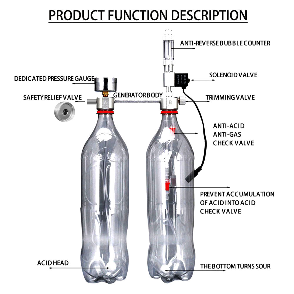 Kit de générateur de CO2 pour  - Planted Aquarium Accessories avis et prix