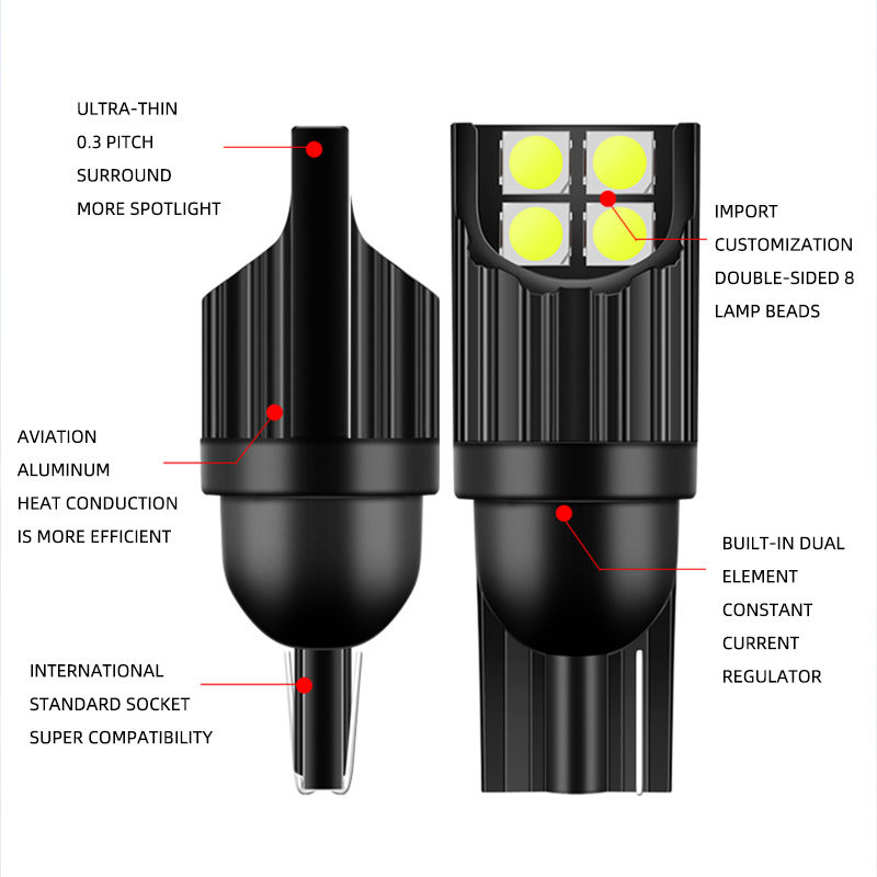 2 ampoules LED T10 W5W 194 168 - Ludwigia Super Red avis et prix