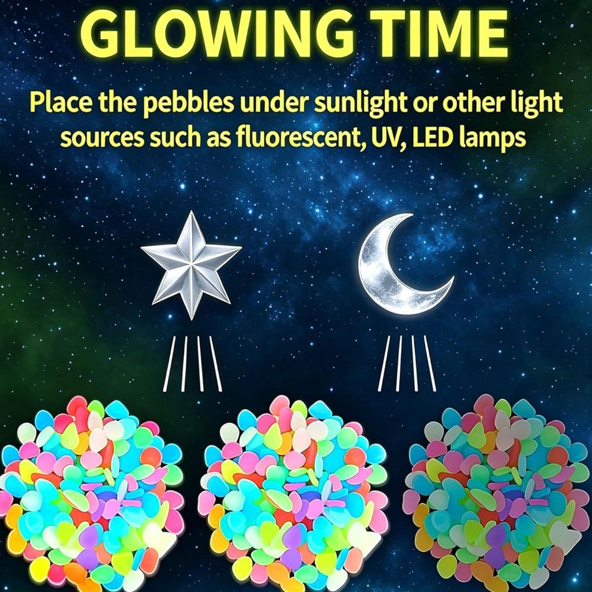 Galets lumineux colorés qui br - Aquarium Planted Plants avis et prix
