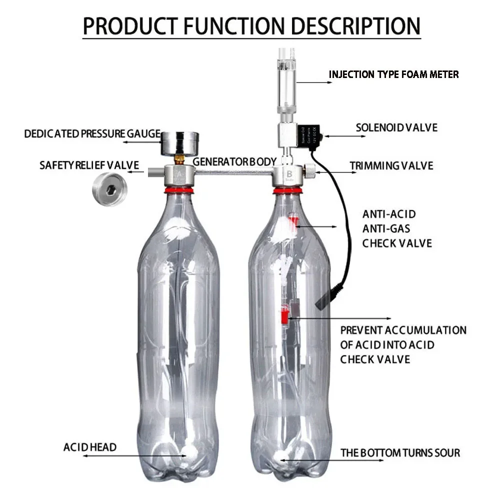 Kit de générateur de CO2 DIY p - Planted Aquarium Accessories avis et prix