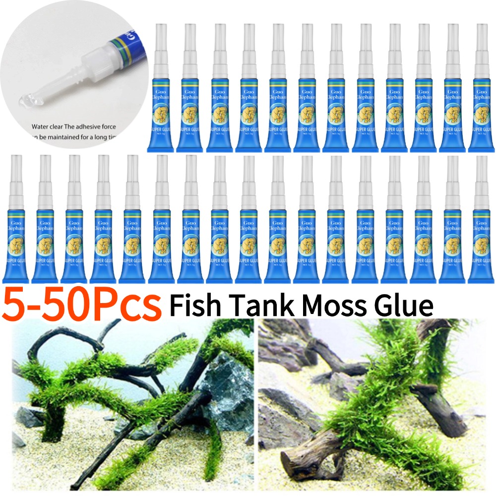 50-5 pièces Aquarium aménageme - Aquarium Plant Glue avis et prix