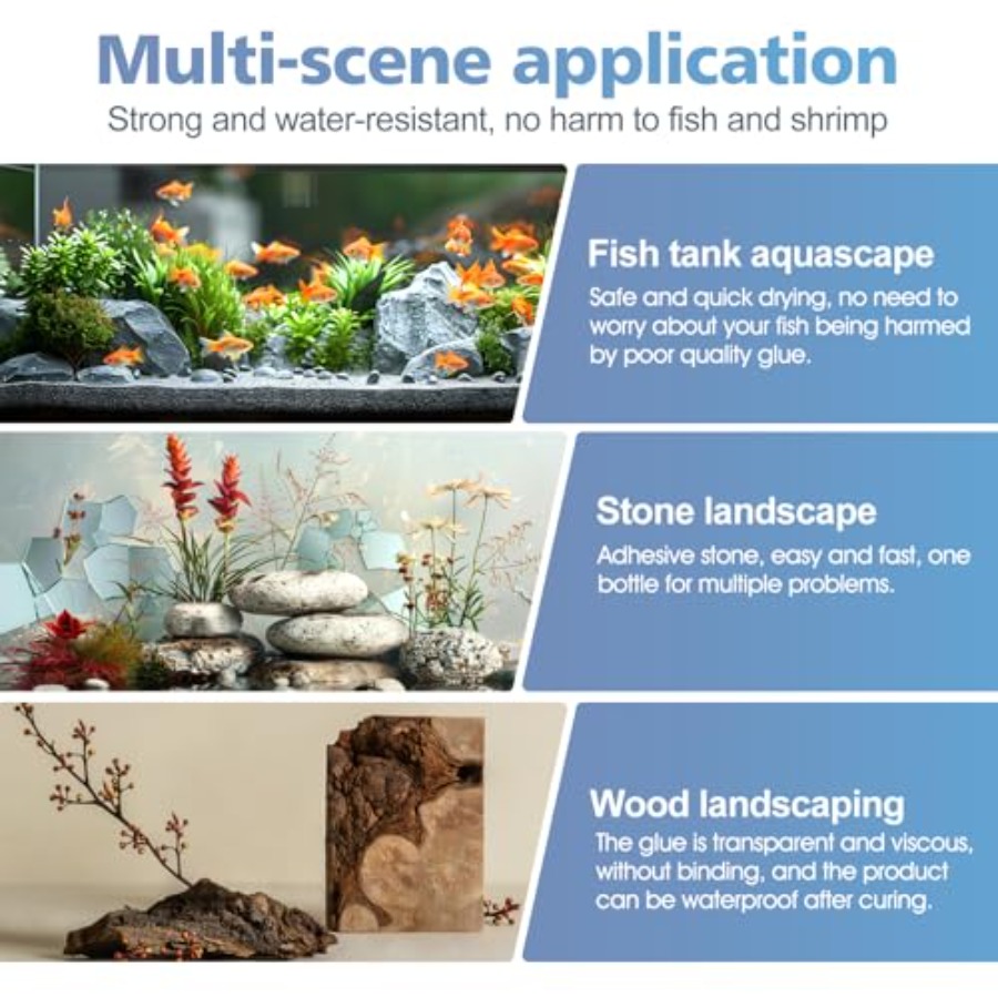 Colle pour aquarium, colle sup - Aquarium Plant Glue avis et prix